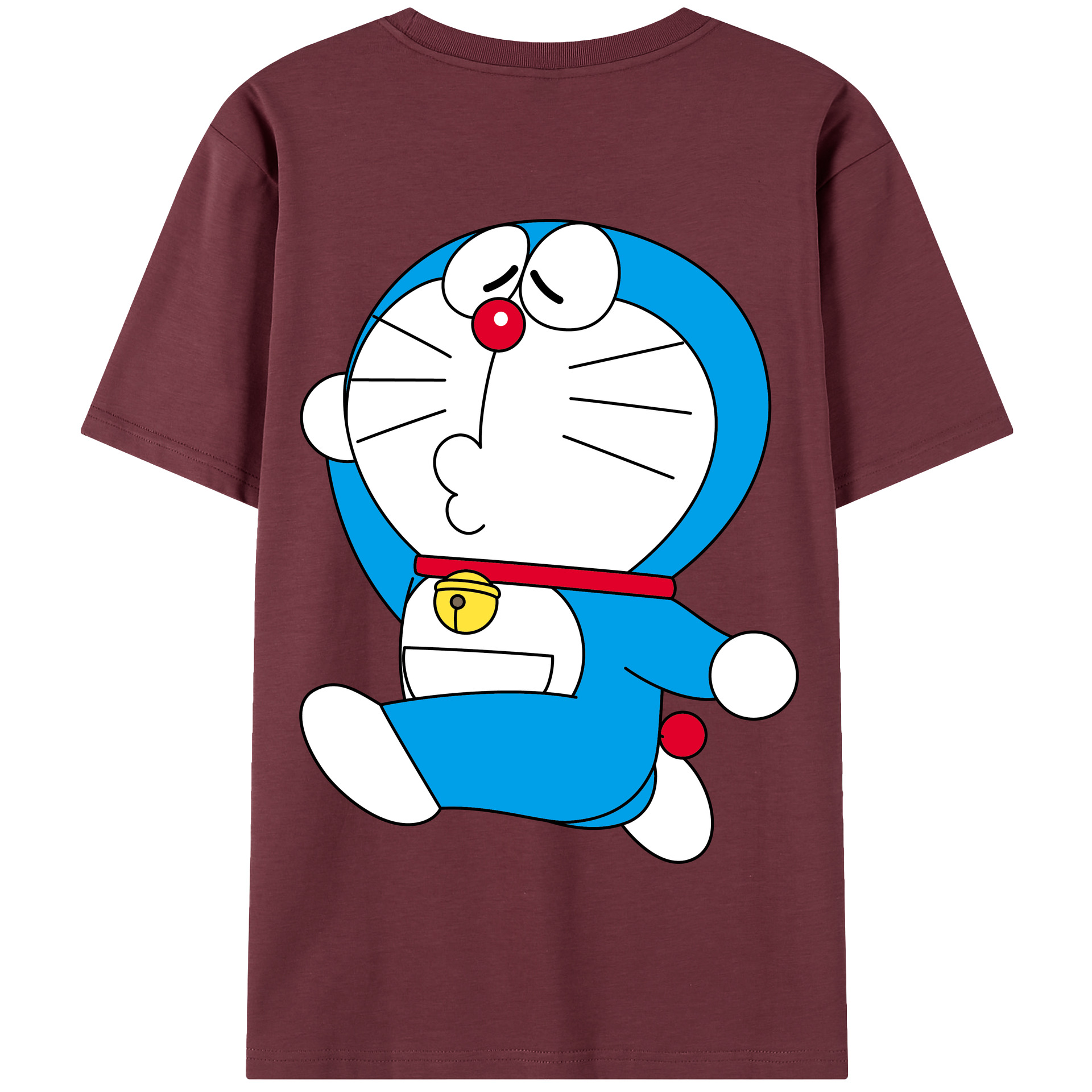（画像用） ドラえもん Doraemon 綿100％半袖Tシャツ（背面プリント）
